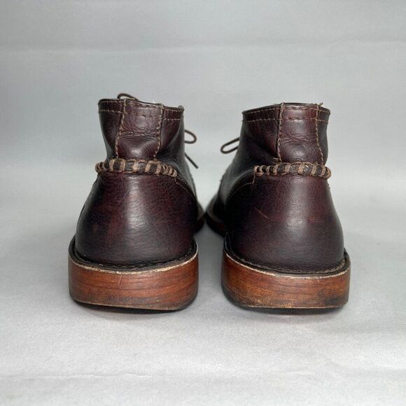 Frye Oliver Boots Men's Size 9D Brown Leather Lace Up Casual Chukka Boots - Picture 6 of 12